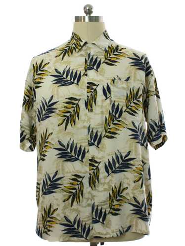 1990's Towncraft Mens Rayon Hawaiian Shirt