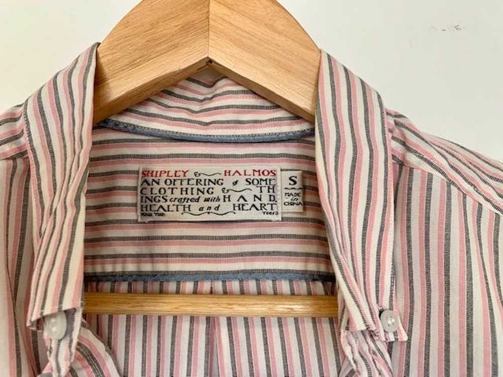 Shipley & Halmos Shipley & Halmos Pink Stripe But… - image 3