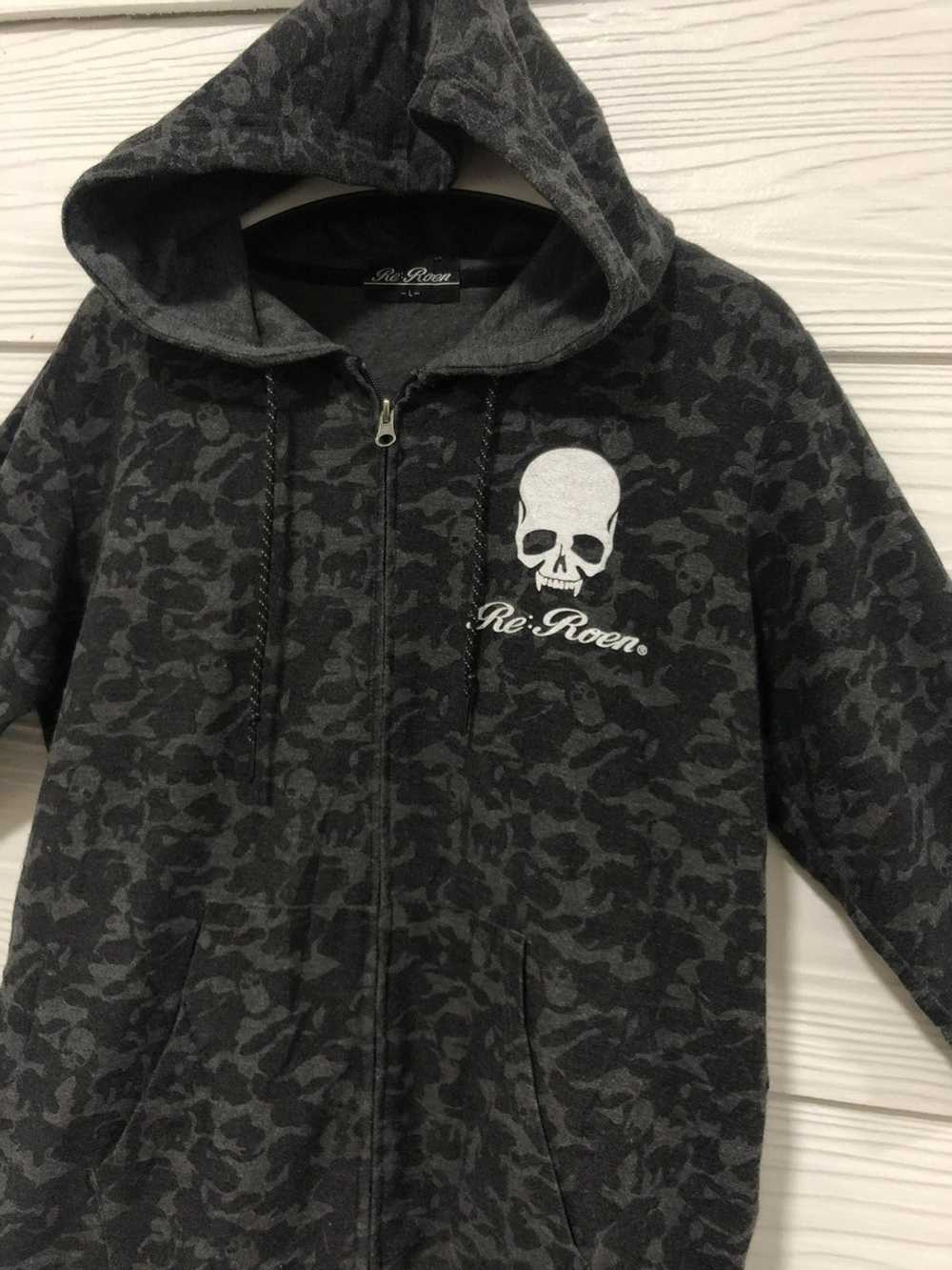 Roen × Skulls Roen skuul over print hoodie inspir… - image 3