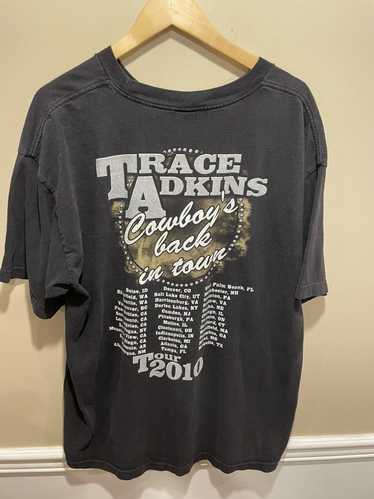 Vintage 2010 country music trace adkins tour tee x