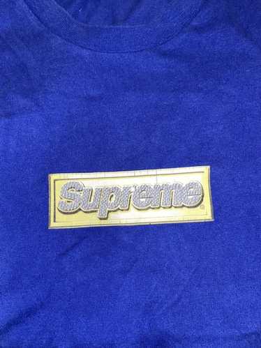 Supreme Supreme Bling Box Logo Tee Size Large BLUE - image 1