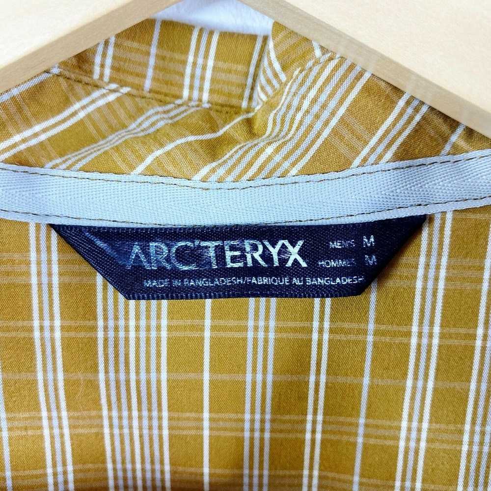 Arc'Teryx Arcteryx Brown Gold Check Plaid Long Sl… - image 3