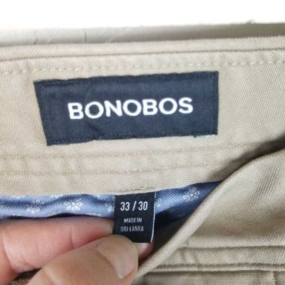 Bonobos Bonobos Men's 33x30 Tan Chino Pants SLim … - image 4