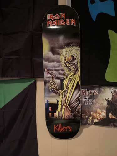 Iron Maiden Iron Maiden x zero killers skate deck