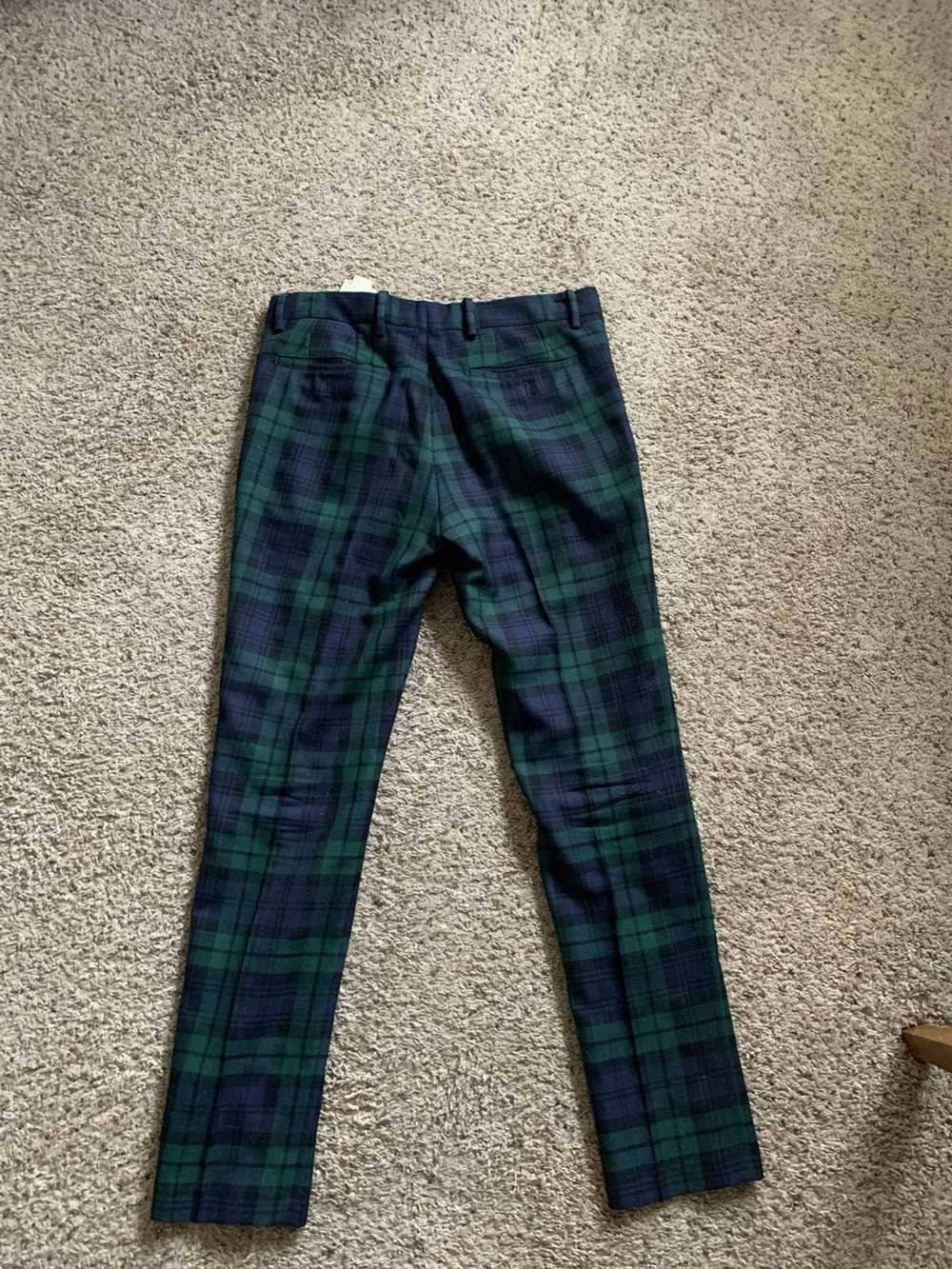 Burberry Burberry Checkered Wool Pants - image 1