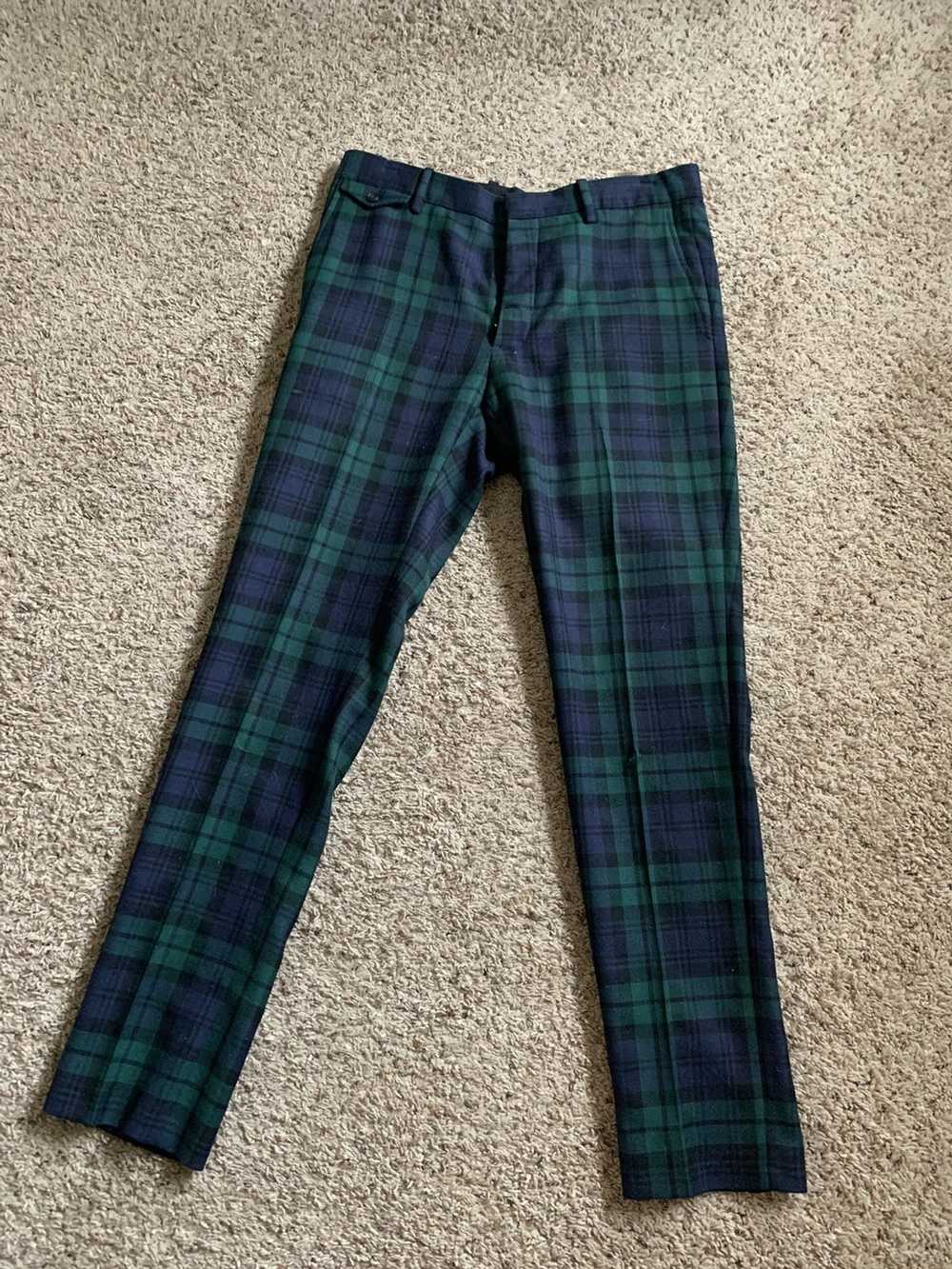 Burberry Burberry Checkered Wool Pants - image 2