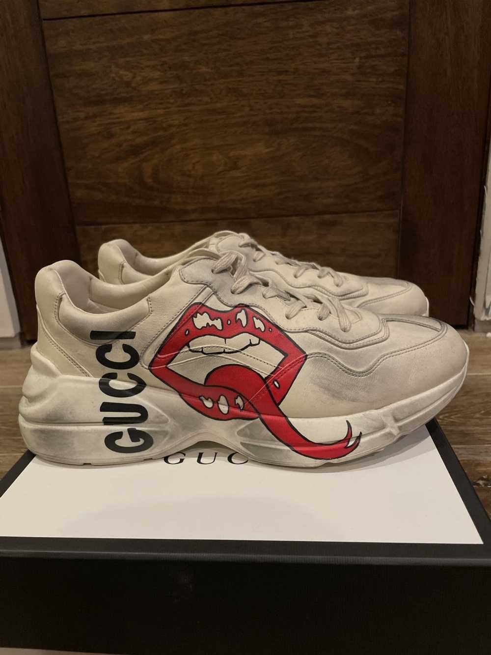 Gucci Gucci Rhyton sneaker with Mouth Print - image 3