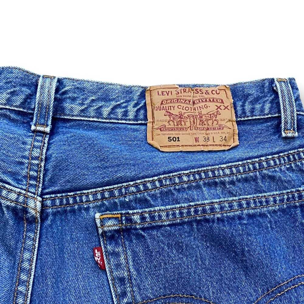 Levi's × Vintage 90s 501 xx levis denim jeans - image 3