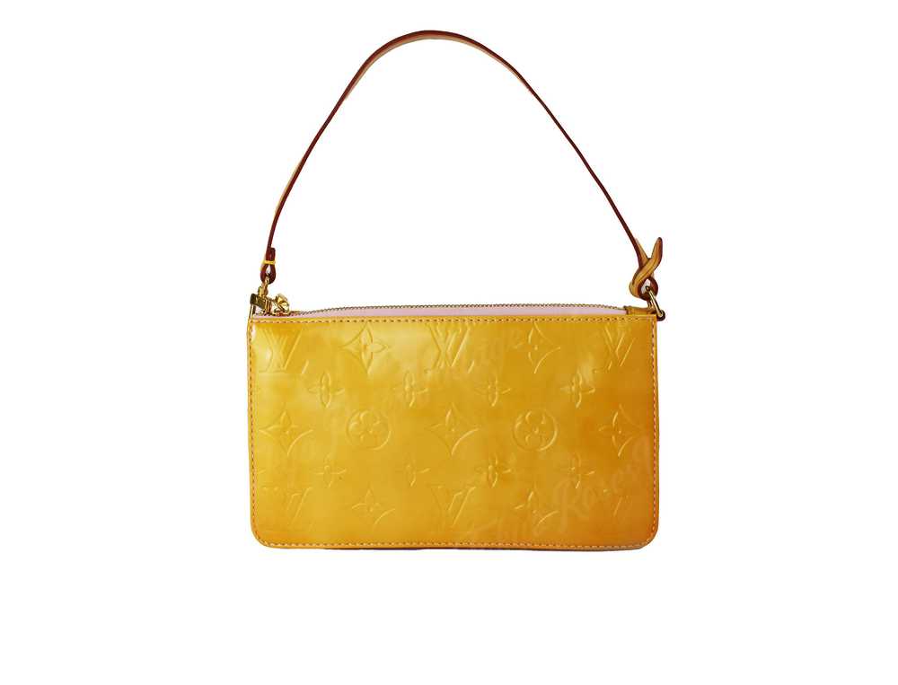 Louis Vuitton Vernis Mini Bag Orange Handbag Poch… - image 1