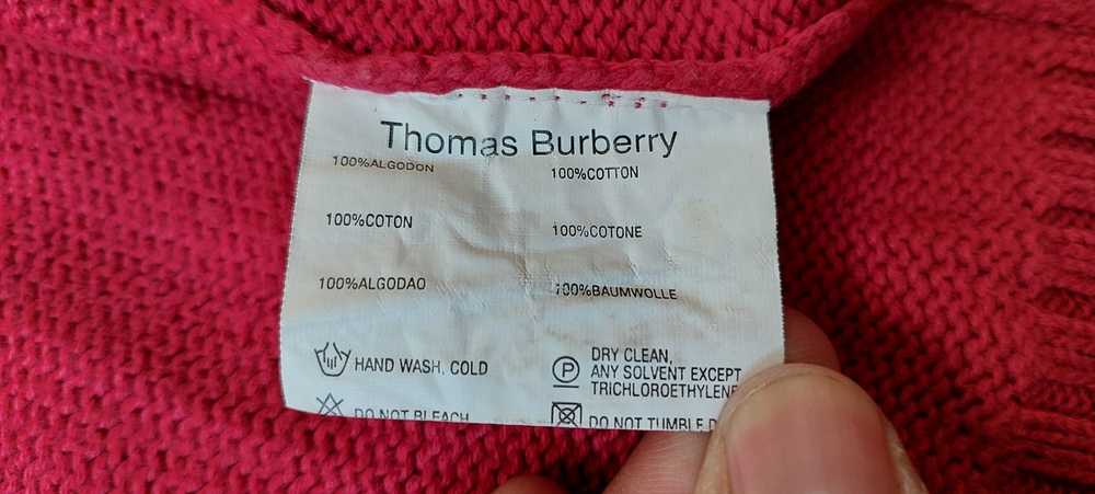 Burberry Thomas Burberrys Sweatshirt Red Size XL - image 10