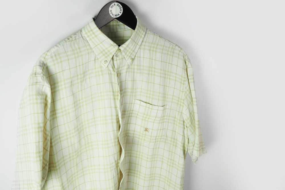 Burberry authentic BURBERRY shirt men's Size 4 be… - image 3