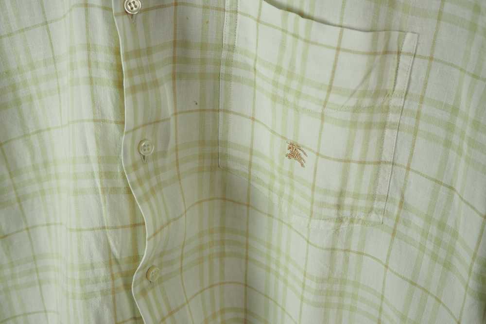 Burberry authentic BURBERRY shirt men's Size 4 be… - image 4