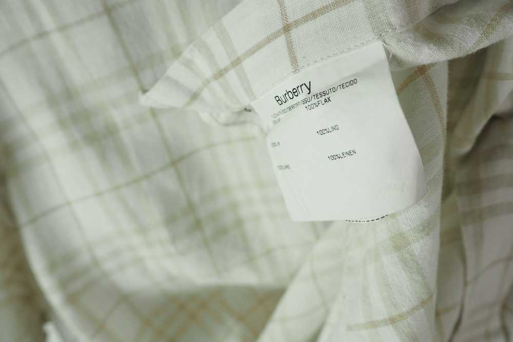 Burberry authentic BURBERRY shirt men's Size 4 be… - image 6