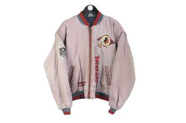 New Washington Redskins Mens Size 4XL 4XLarge Reversible Button Snap Jacket  $199