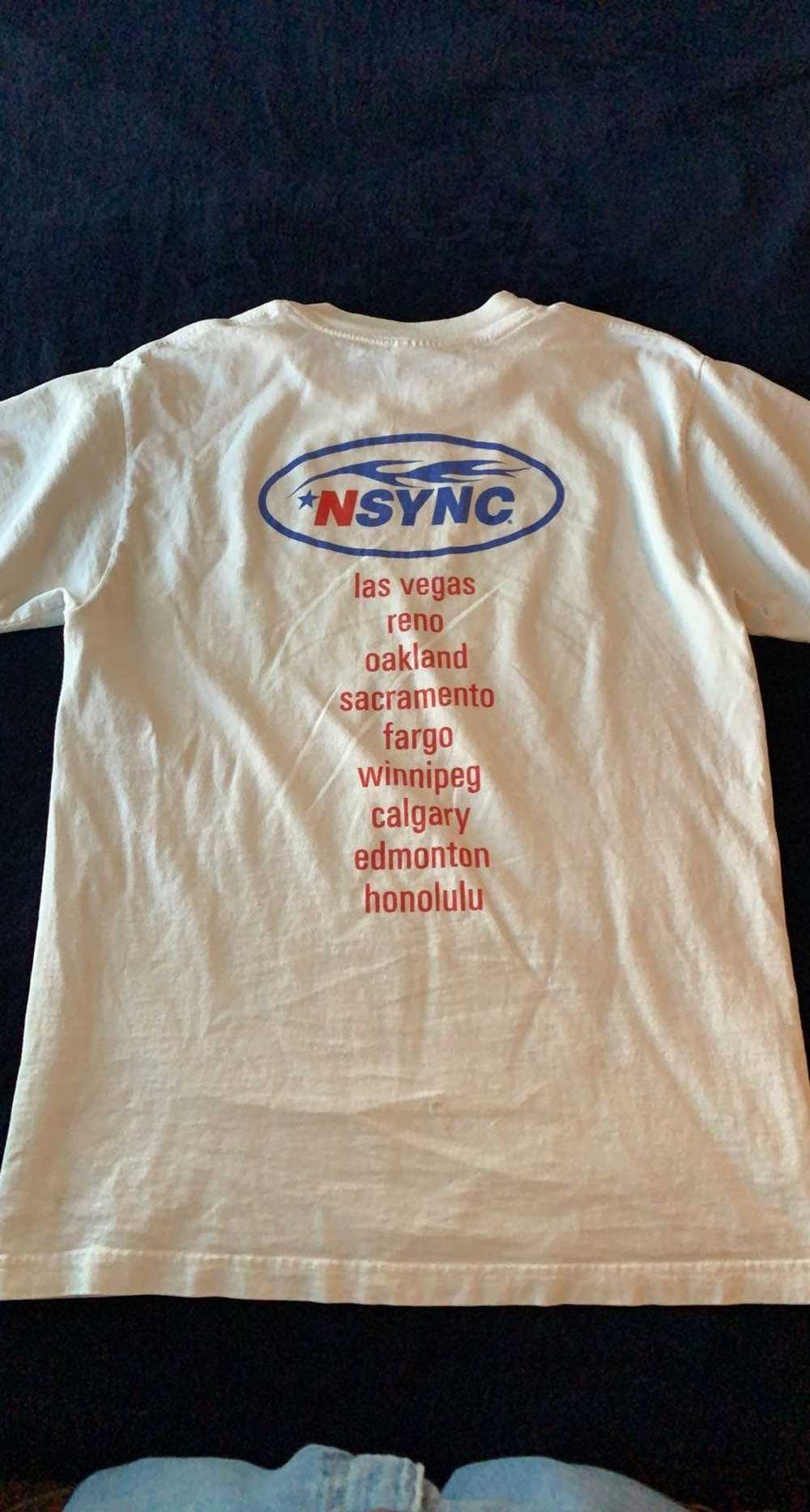 Vintage nsync 1999 tour tshirt - image 4