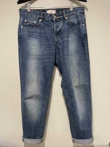 AMI AMI Alexandre Mattiussi Carrot Cropped Jeans B