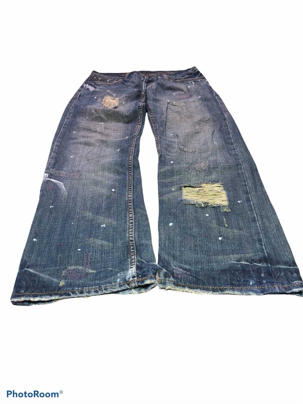 Distressed Denim × Ruehl No. 925 Distressed Paint… - image 3