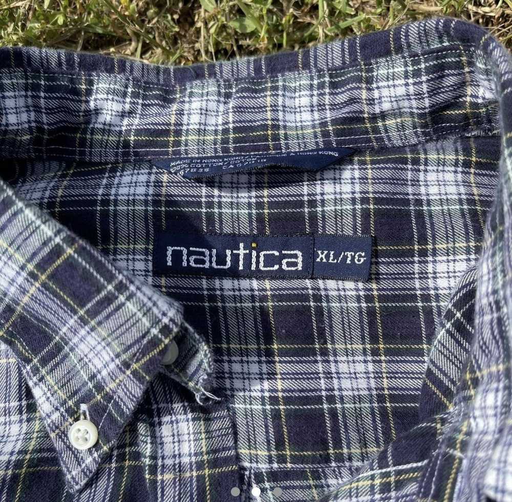 Nautica × Vintage Vintage nautica flannel - image 2