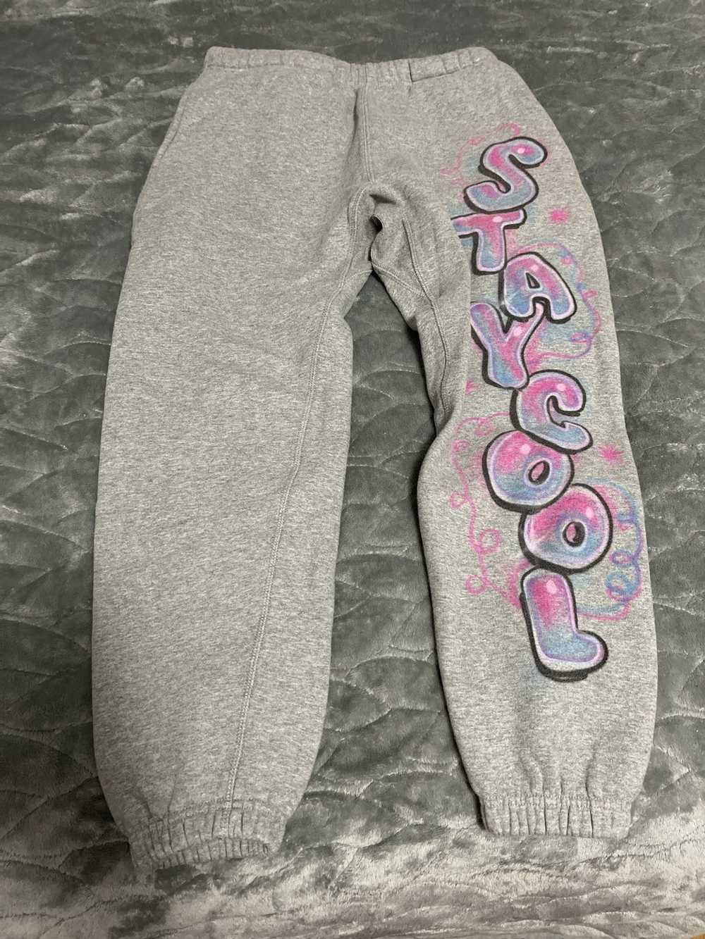 STAYCOOLNYC Trendy StayCoolNyc Painted Sweatpants - image 1