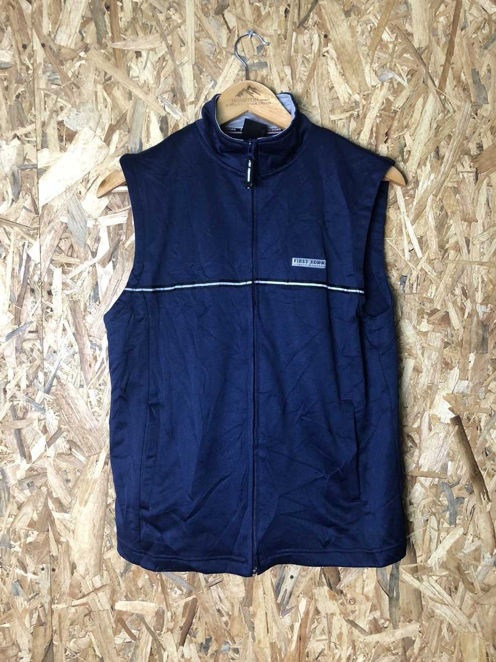 Japanese Brand First Down Vest Zip Nice Design - image 1