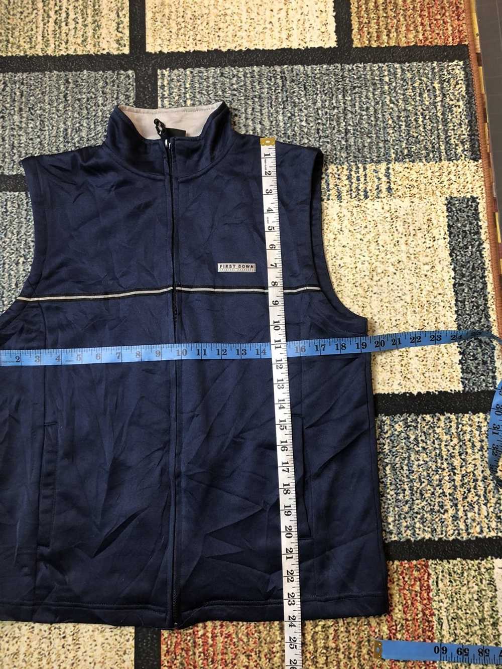 Japanese Brand First Down Vest Zip Nice Design - image 7