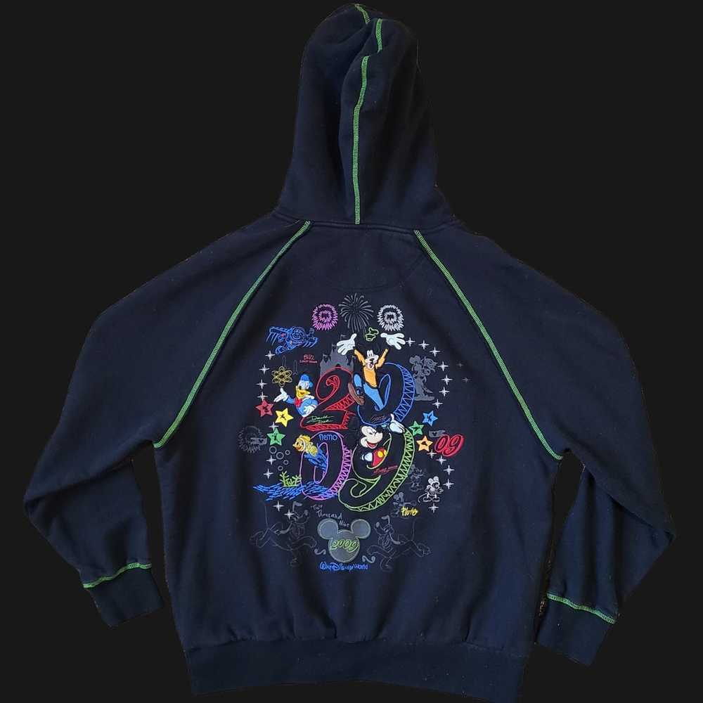 Disney × Vintage Vtg disney embroidered hoodie to… - image 1