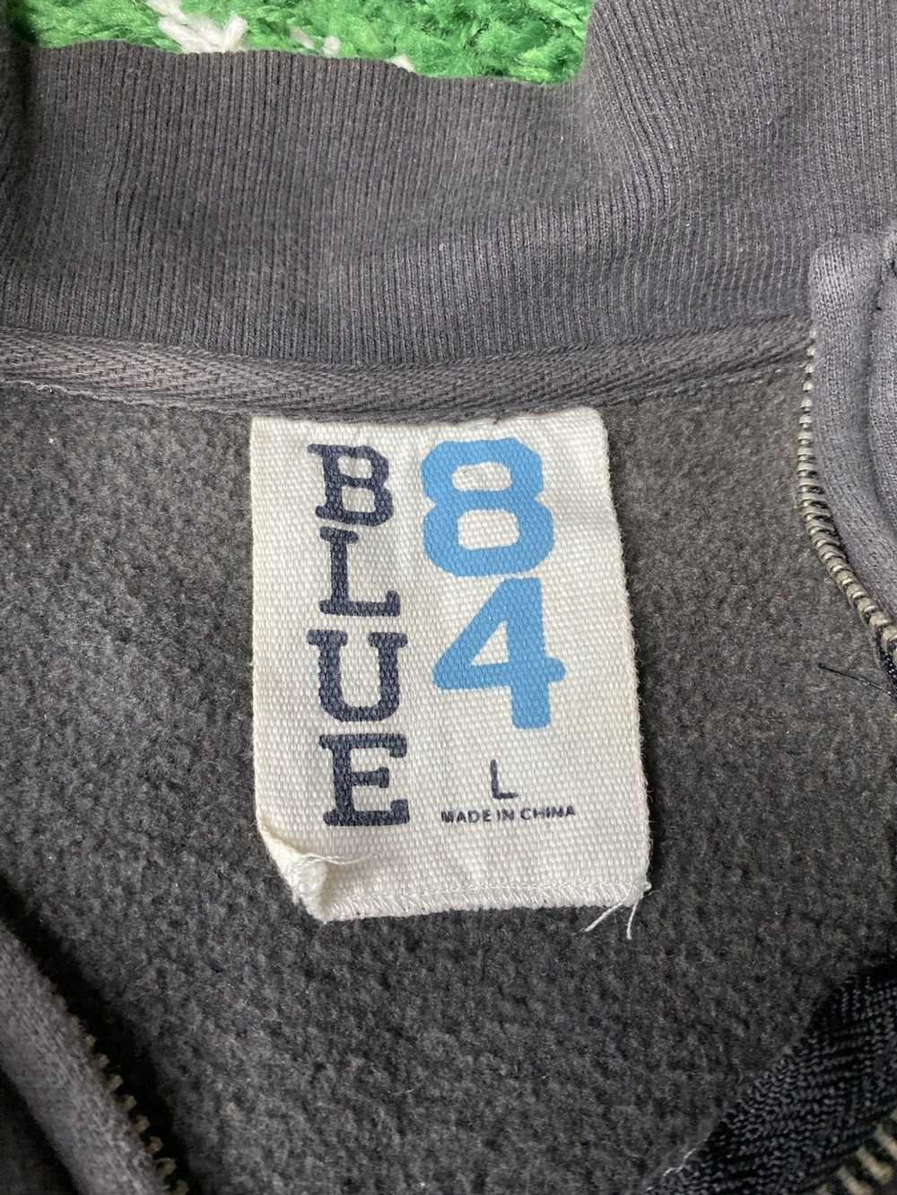 Streetwear × Vintage Vintage Blue 84 Quarter Zip … - image 3