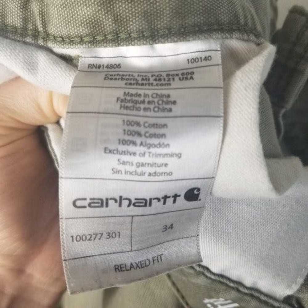 Carhartt Carhartt Men's 34 Faded Grey Cargo Short… - image 9