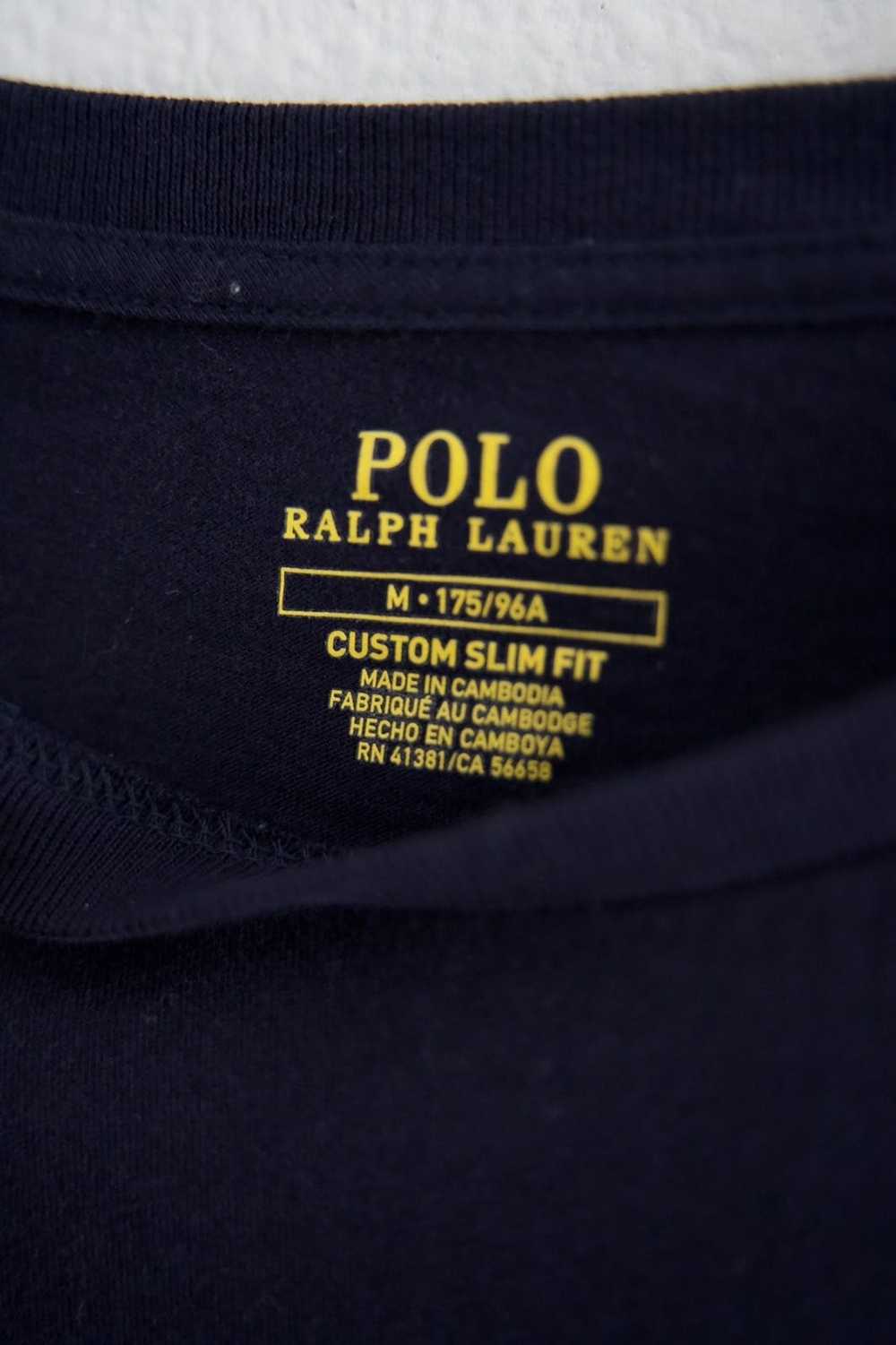 Designer × Polo Ralph Lauren × Vintage Navy Polo … - image 4