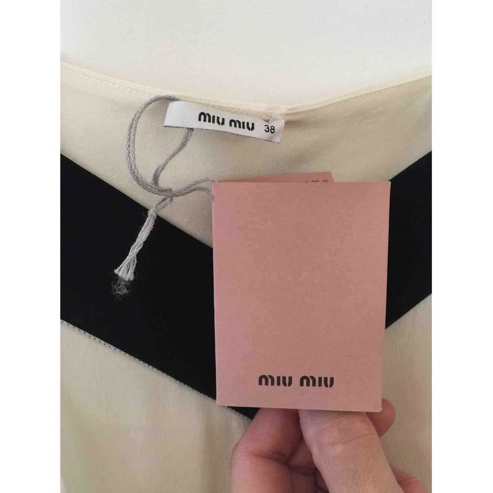 Miu Miu Silk mini dress - image 2