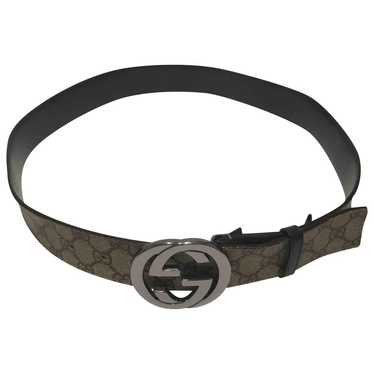 Gucci Interlocking Buckle cloth belt - image 1