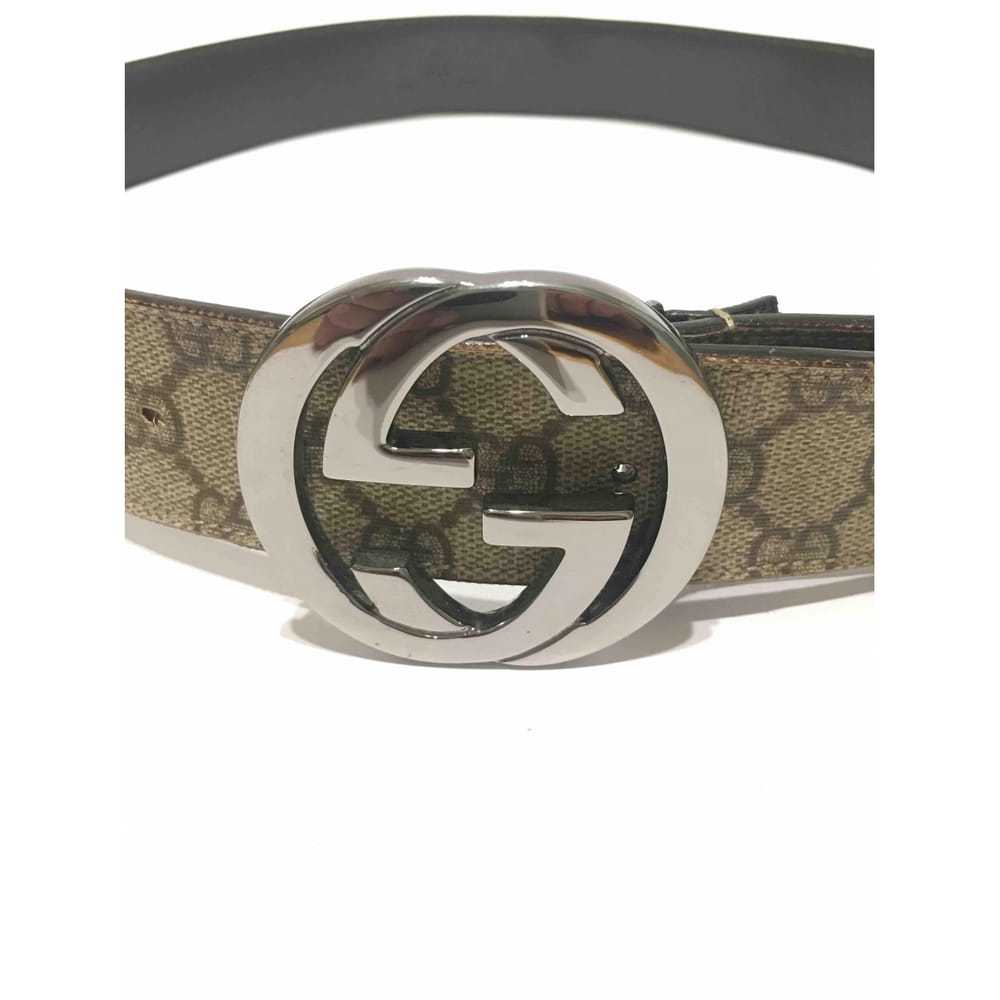 Gucci Interlocking Buckle cloth belt - image 2