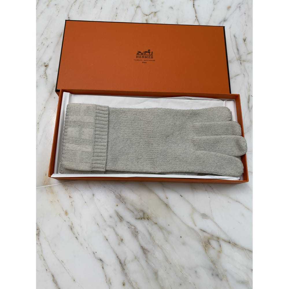 Hermès Cashmere long gloves - image 5