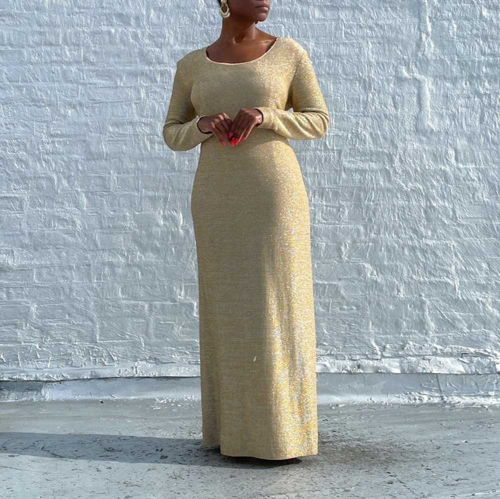 70's B. Altman & Co Gown (M) - image 1