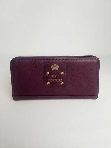 Juicy Couture Plum Rectangle Leather Wallet