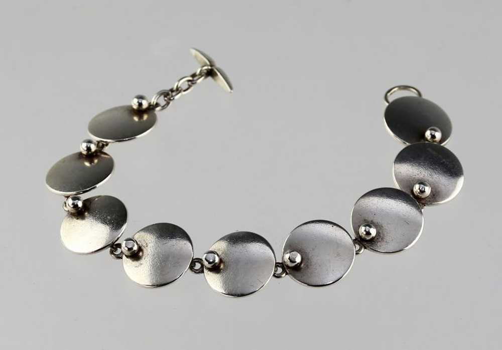 N.E. From Modernist Sterling Bracelet Denmark Mid… - image 1