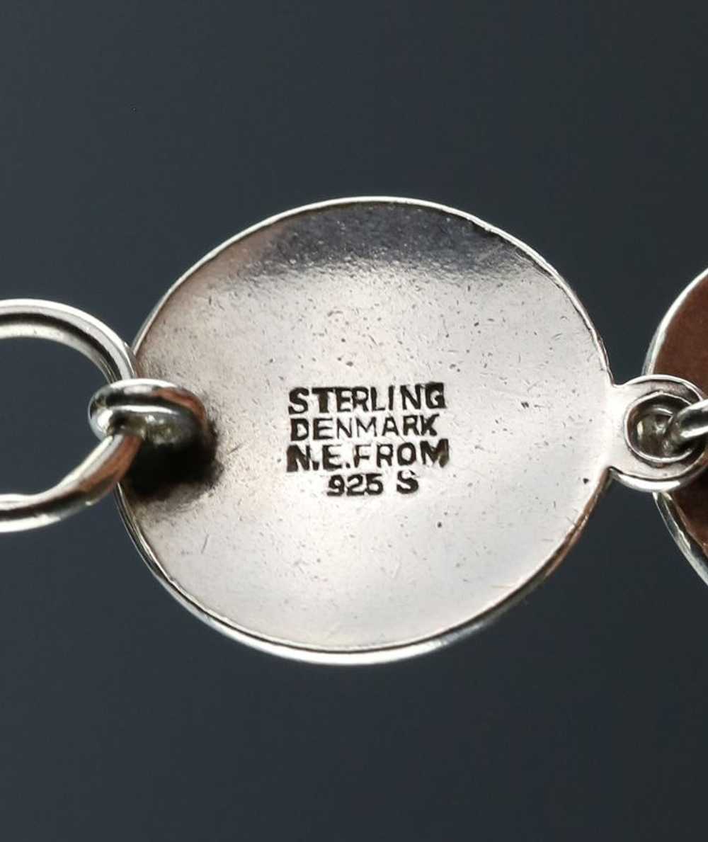 N.E. From Modernist Sterling Bracelet Denmark Mid… - image 3
