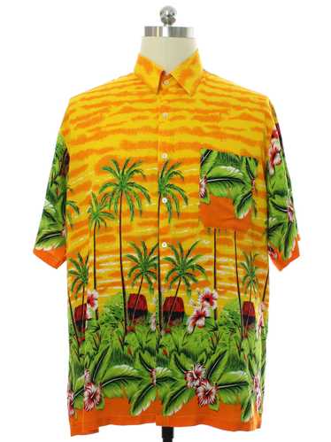 1990's Bali Collection Mens Rayon Hawaiian Style S