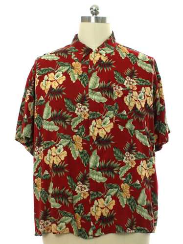 1990's Scandia Woods Mens Rayon Hawaiian Shirt