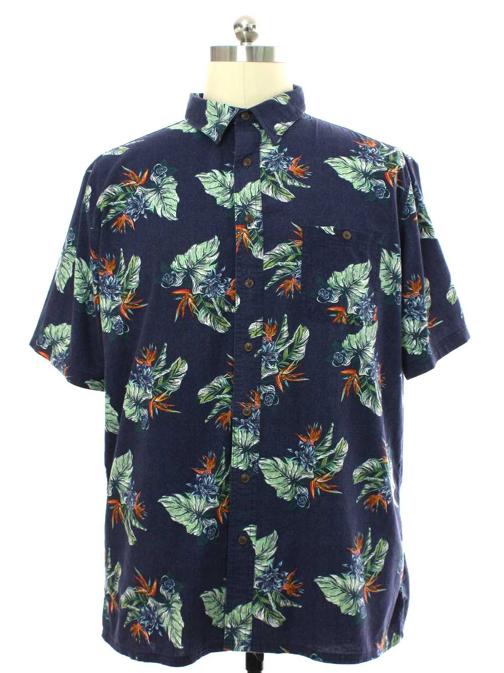 1990's Croft and Barrow Mens Cotton Hawaiian Shirt - image 1