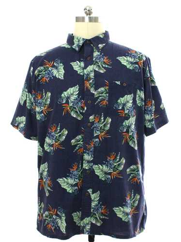 1990's Croft and Barrow Mens Cotton Hawaiian Shirt
