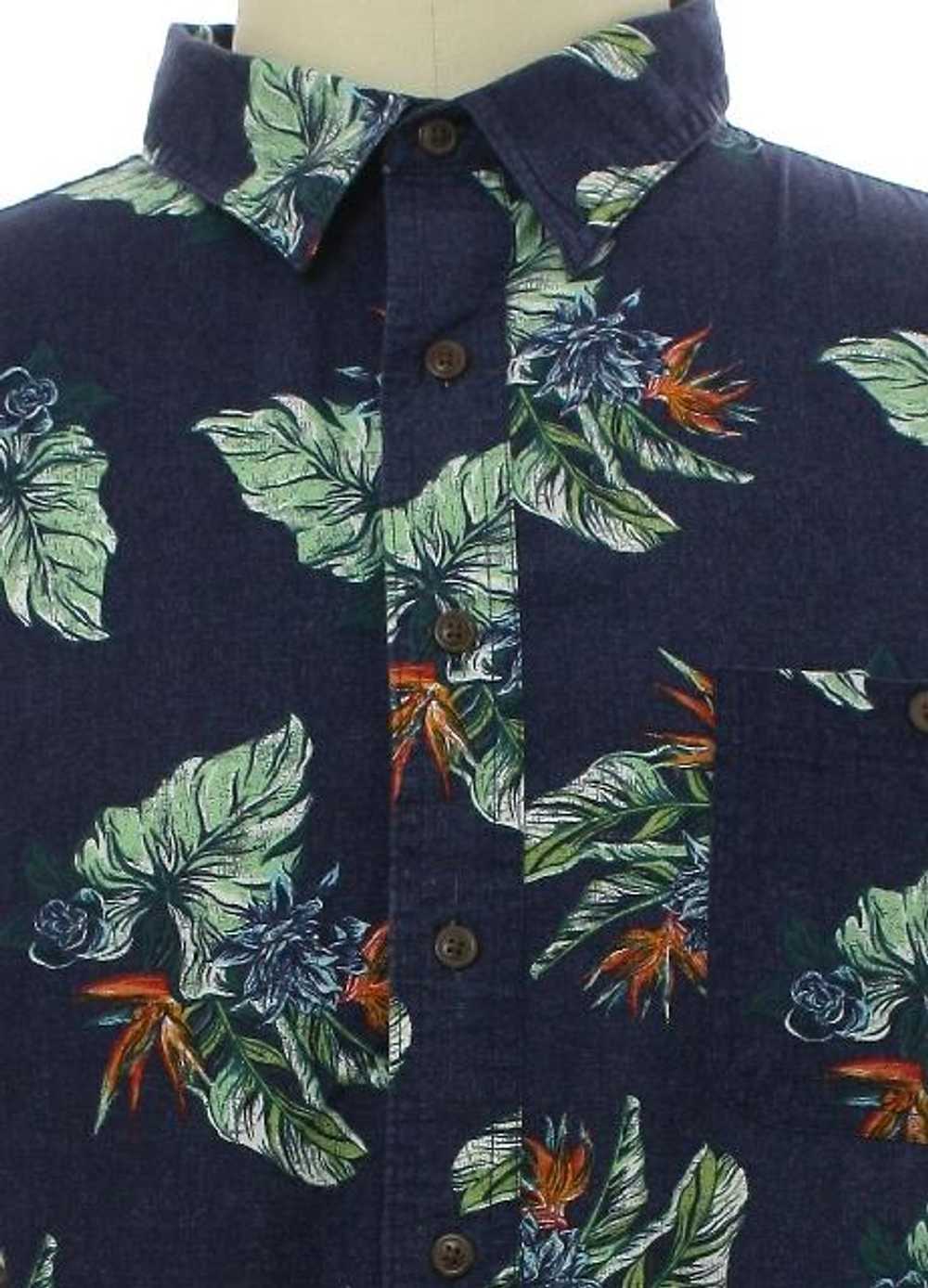 1990's Croft and Barrow Mens Cotton Hawaiian Shirt - image 2