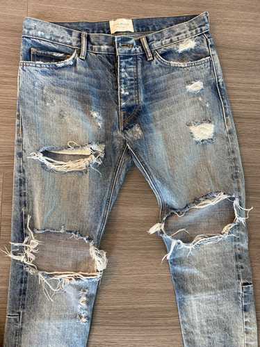 Fear of God Fourth 4th Collection Selvedge Indigo Denim Jeans Size