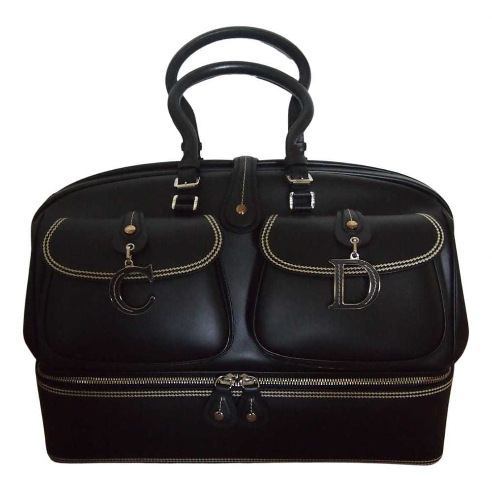 Dior Détective leather handbag - image 1