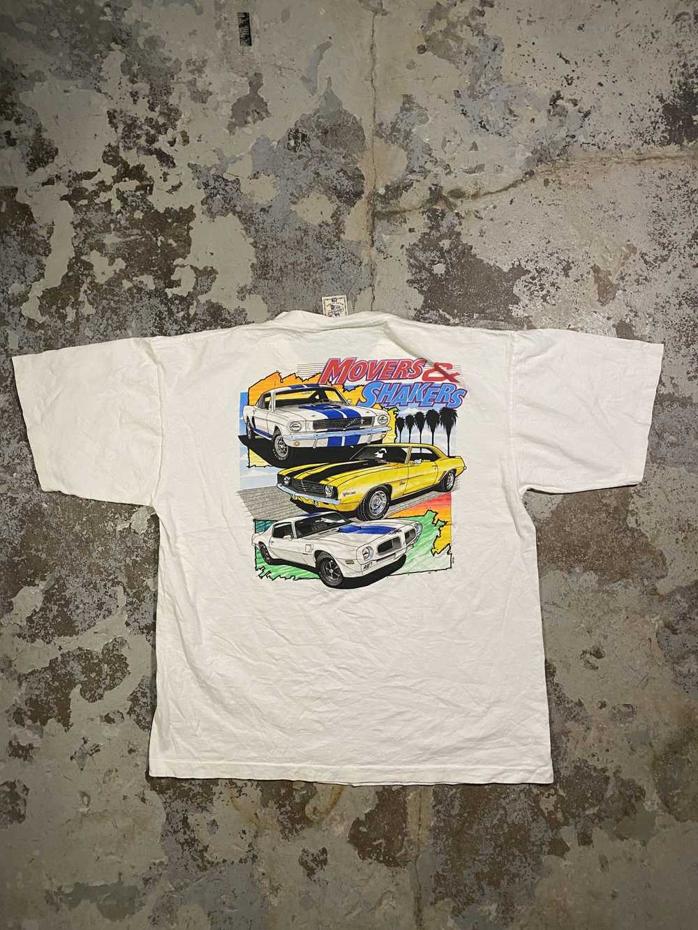 Racing Vintage Muscle Car Shirt - image 1