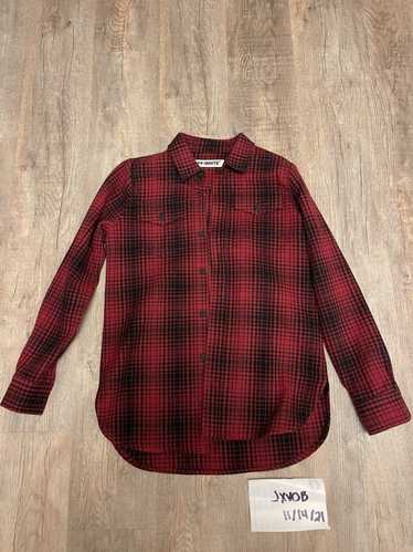 Hot Off White C/O Virgil Abloh Pyrex Vision 13 plaid flannel long