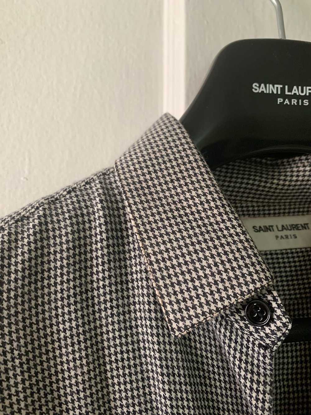 Saint Laurent Paris Saint Laurent Houndstooth Vis… - image 2