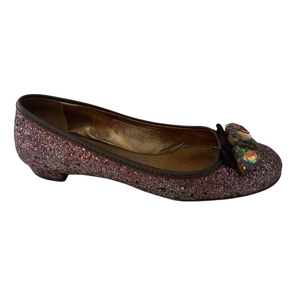 Miu Miu Glitter ballet flats - image 1