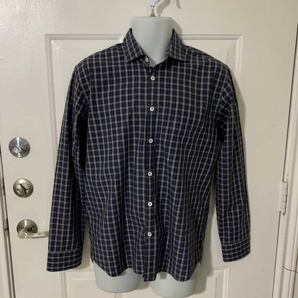 Billy Reid Standard Cut plaid shirt - image 2