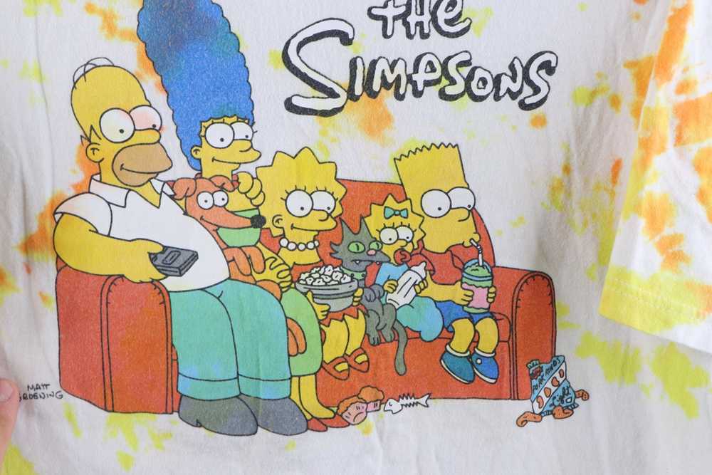 The Simpsons The Simpsons Spell Distressed Tie Dy… - image 4